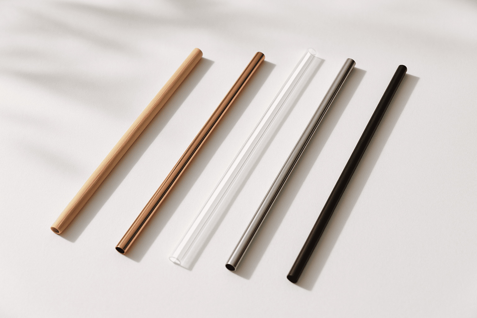 不同材質環保吸管
