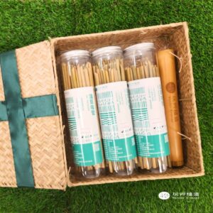 蒲草吸管-地球永續禮盒組