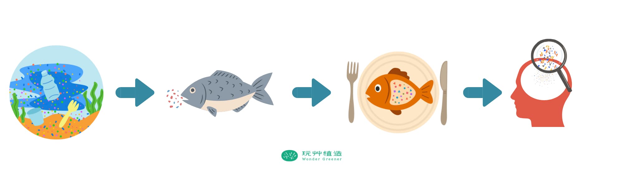 塑膠微粒回歸自然的循環