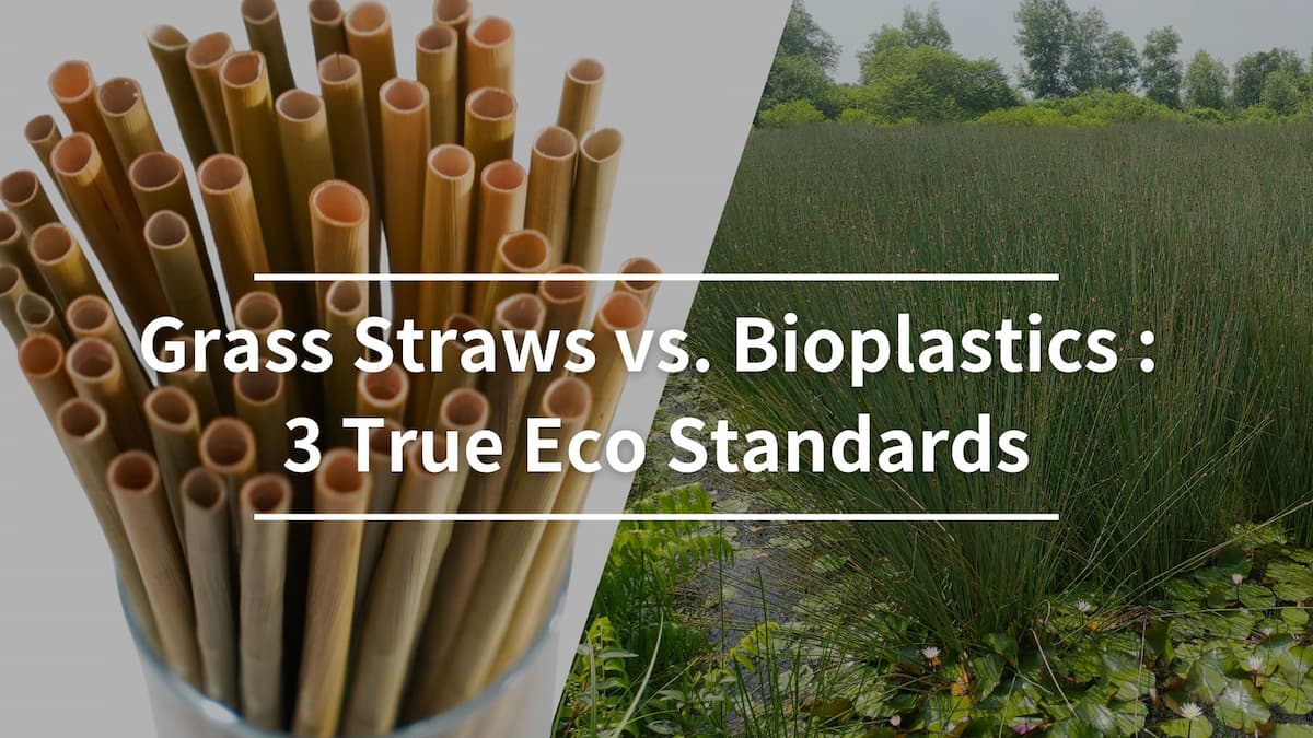 Grass Straws vs. Bioplastics: 3 True Eco Standards