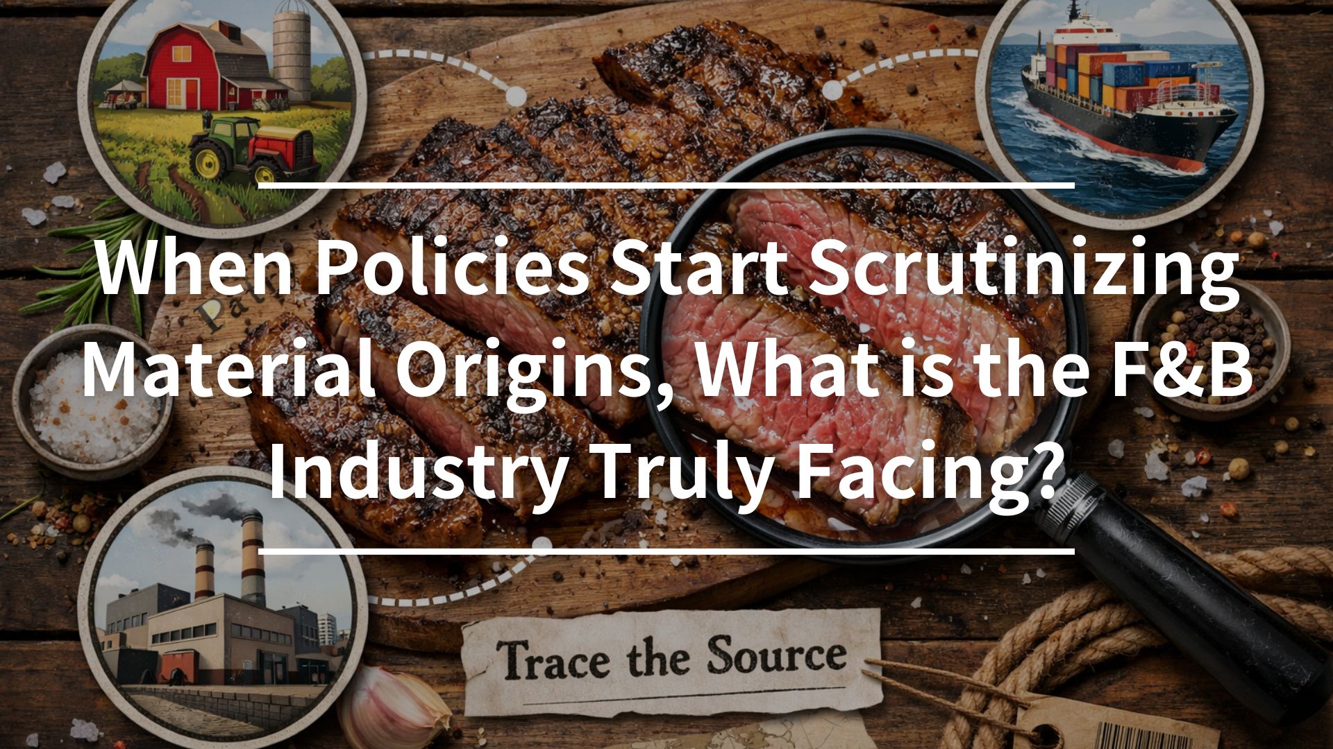 When Policies Start Scrutinizing Material Origins, What is the F&B Industry Truly Facing