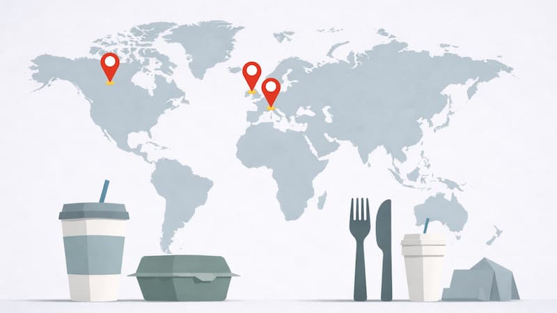 全球餐飲政策正在從一次性餐具開始重寫規則