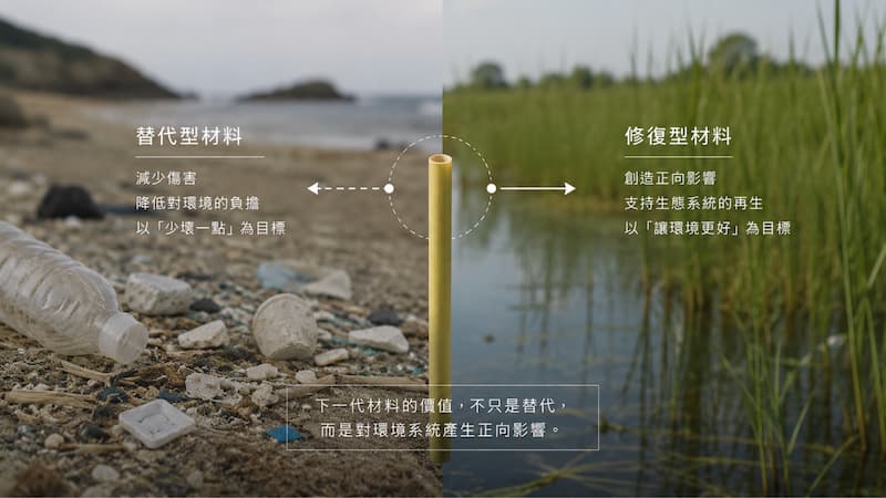 蒲草吸管是替代也是修復型材料