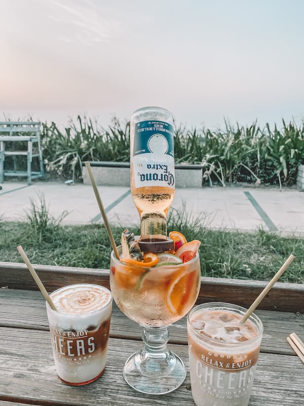 蒲草吸管與飲料-2
